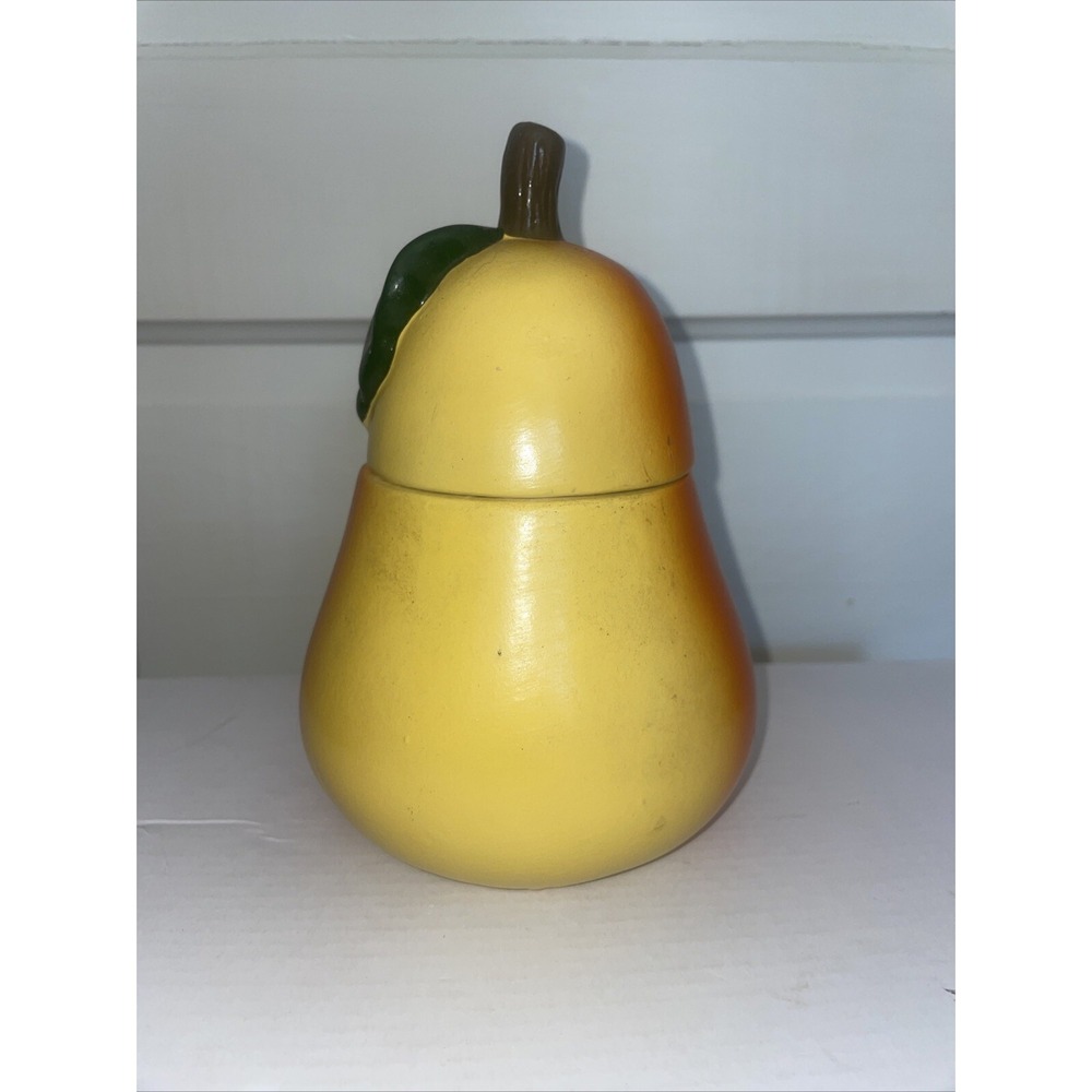 Vintage MCM Pear Candle Unused 7.5" Tall X 5" Wide
